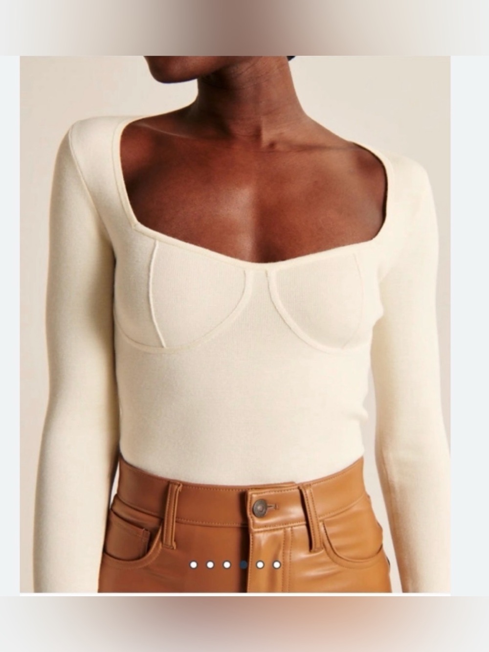 ABERCROMBIE CORSET TOP